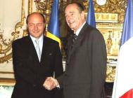 Bsescu, n vizit cu puternic iz politic la Chirac