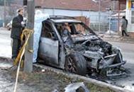 Ancheta în cazul BMW-ului distrus de foc bate pasul pe loc